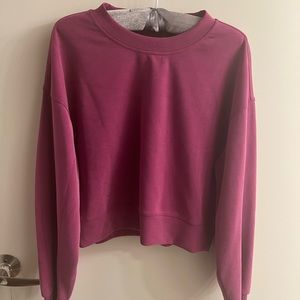 Lululemon Perfectly Oversized Cropped Crew Softstreme